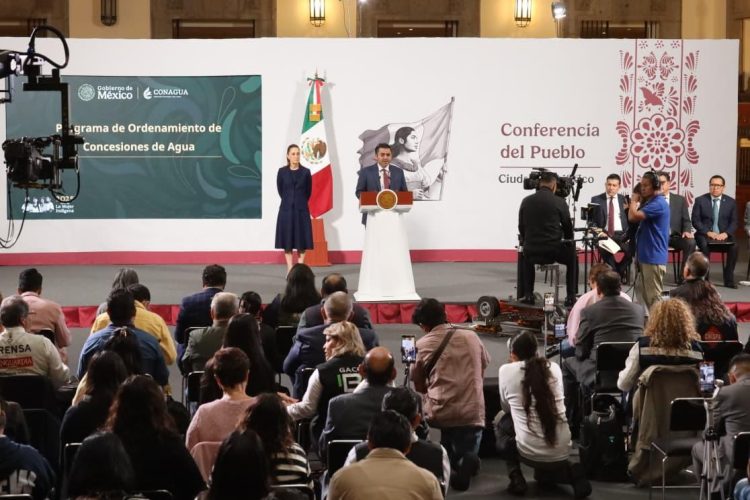 Conagua recupera 4 mil millones de m³ de agua en histórica revisión de concesiones