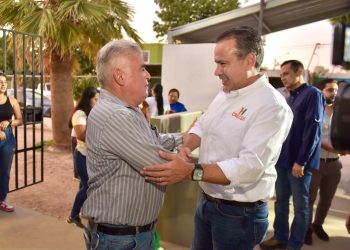 Inaugura Toño Astiazarán el corredor Camina Segura en la Norberto Ortega