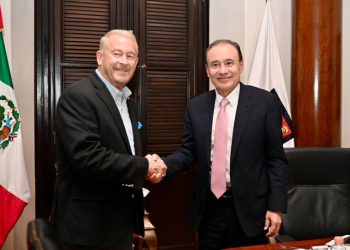 Alfonso Durazo recibió al embajador de Estados Unidos en México, Ronald Johnson