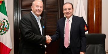 Alfonso Durazo recibió al embajador de Estados Unidos en México, Ronald Johnson