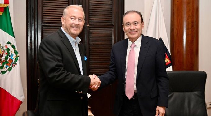 Alfonso Durazo recibió al embajador de Estados Unidos en México, Ronald Johnson