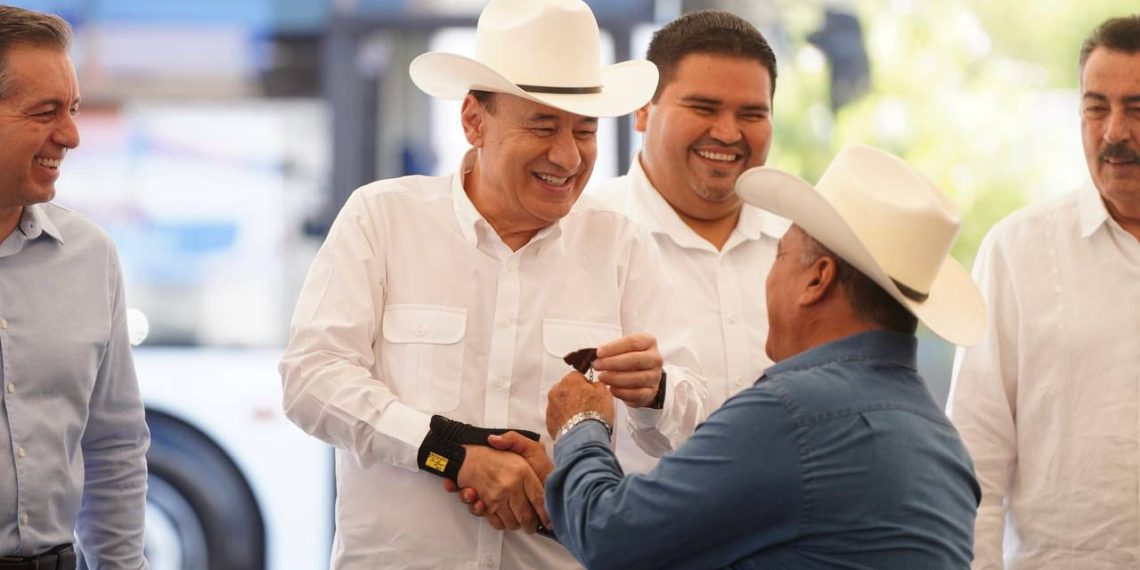 Gobernador Durazo consolida modernización histórica del transporte con 371 nuevas unidades en Sonora