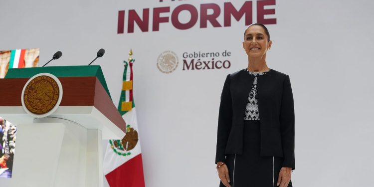 Presidenta Claudia Sheinbaum menciona proyectos estratégicos en su primer informe.