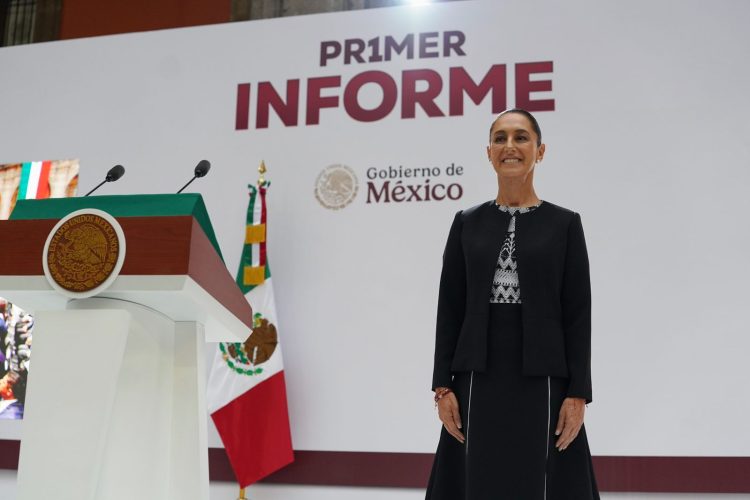 Presidenta Claudia Sheinbaum menciona proyectos estratégicos en su primer informe.