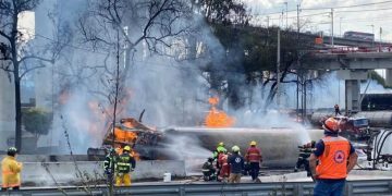 Explosión de pipa de gas en Puente de la Concordia en Iztapalapa deja al menos 57 heridos