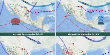 Gobierno de Sonora alerta por efectos de la Tormenta Tropical “Lorena”; habrá lluvias intensas en Sonora