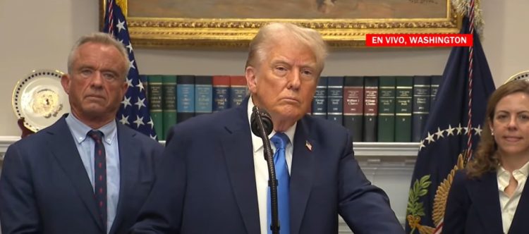 Trump advierte que uso de paracetamol en el embarazo está asociada con autismo: “Limiten el uso de Tylenol”