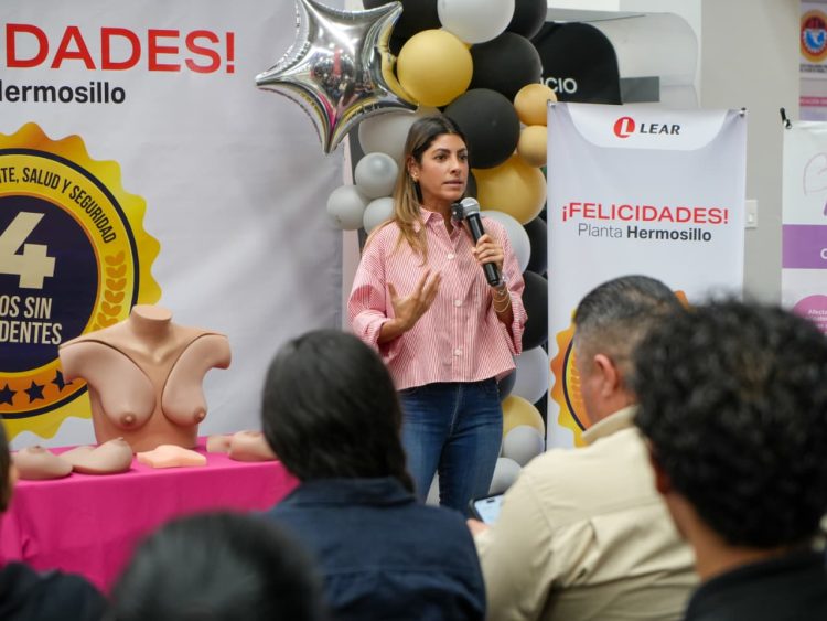 Sylvana Beltrones Sánchez, presidenta de Fundación Beatriz Beltrones, da inicio a las actividades de Octubre Rosa