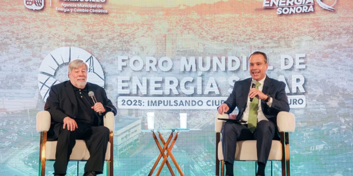 Reconoce Steve Wozniak cofundador de Apple transformación de Hermosillo hacia una Ciudad Solar