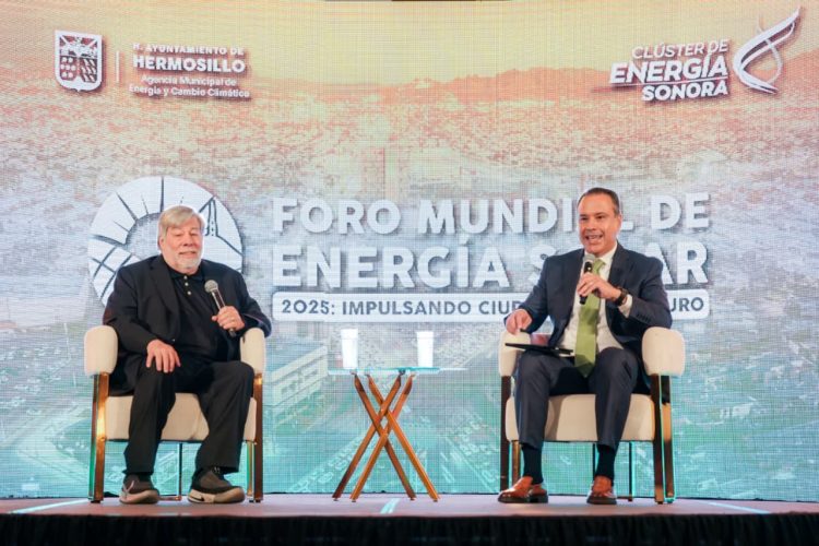 Reconoce Steve Wozniak cofundador de Apple transformación de Hermosillo hacia una Ciudad Solar
