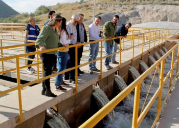 Encabeza Omar Del Valle Colosio supervisión de planta potabilizadora en Hermosillo