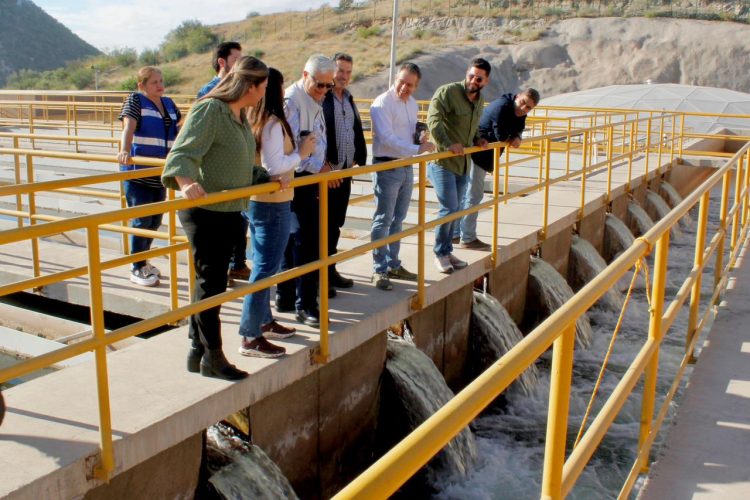 Encabeza Omar Del Valle Colosio supervisión de planta potabilizadora en Hermosillo