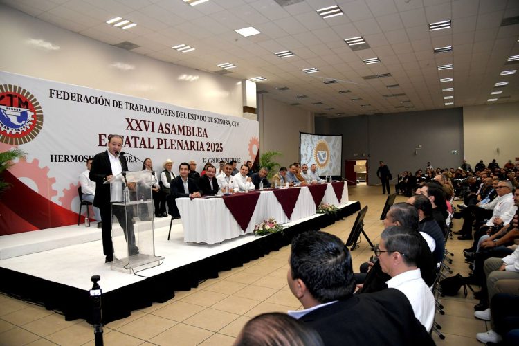 Reconoce CTM avances y acciones de Gobernador Durazo en beneficio de los trabajadores