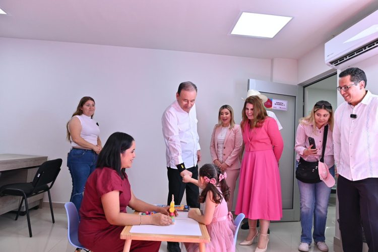 Gobernador Durazo refuerza salud de familias del sur con equipamiento de la Unidad en Neurodesarrollo