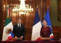 Recibe presidenta Claudia Sheinbaum a su homólogo de Francia, Emmanuel Macron en Palacio Nacional