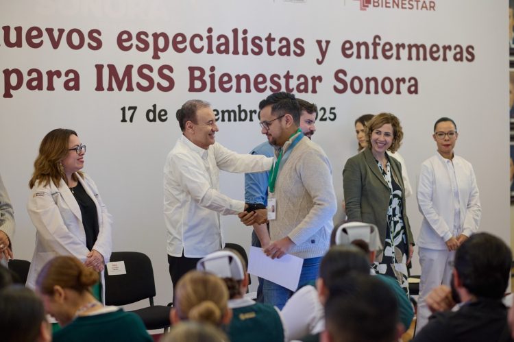 Con respaldo del Gobierno de México, Sonora suma 125 médicas, médicos especialistas y enfermeras a sistema IMSS Bienestar