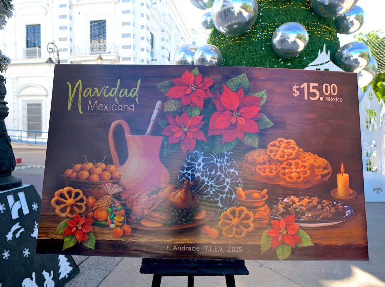 Dan Toño Astiazarán y Servicio Postal Mexicano circulación a estampilla “Navidad Mexicana”