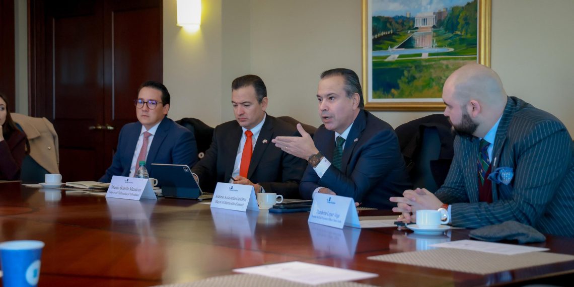 Participa Toño Astiazarán en The Heritage Foundation para fortalecer proyección y desarrollo de Hermosillo en Washington D.C.