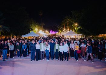 Constatan Toño Astiazarán y Patty Ruibal éxito del Festival del Café en Parque Madero
