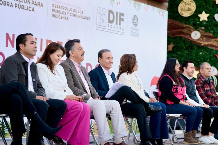 Gobernador Durazo inicia Operativo Navideño con más de 250 mil apoyos para familias de todo el estado