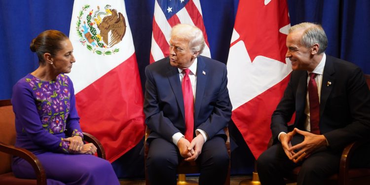 Sheinbaum informa que México, EU y Canadá acordaron trabajar juntos en temas comerciales