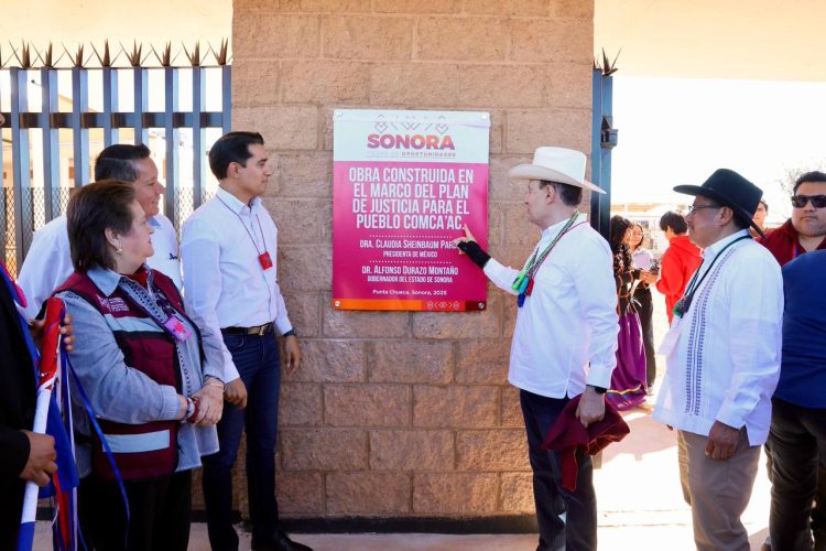 Durazo y el INPI refuerzan el Plan de Justicia con obras educativas en Punta Chueca