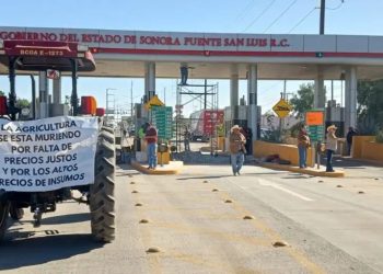 Toman caseta de peaje de SLRC, los bloqueos de agricultores por la Ley de Aguas se extienden a Chihuahua, BC y Zacatecas