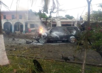 Califica FGR de “acto terrorista” el ataque con coche bomba en Michoacán