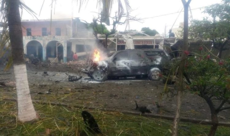 Califica FGR de “acto terrorista” el ataque con coche bomba en Michoacán