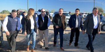 Suman esfuerzos Toño Astiazarán y sector empresarial para rehabilitar calle de las Galaxias en Parque Industrial