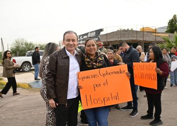 Supervisa gobernador Durazo hospital del IMSS en Navojoa con 96% de avance; beneficiará a 96 mil derechohabientes