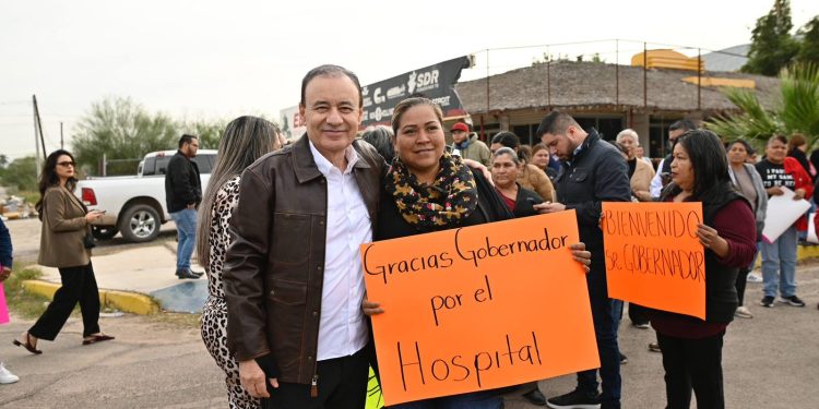 Supervisa gobernador Durazo hospital del IMSS en Navojoa con 96% de avance; beneficiará a 96 mil derechohabientes