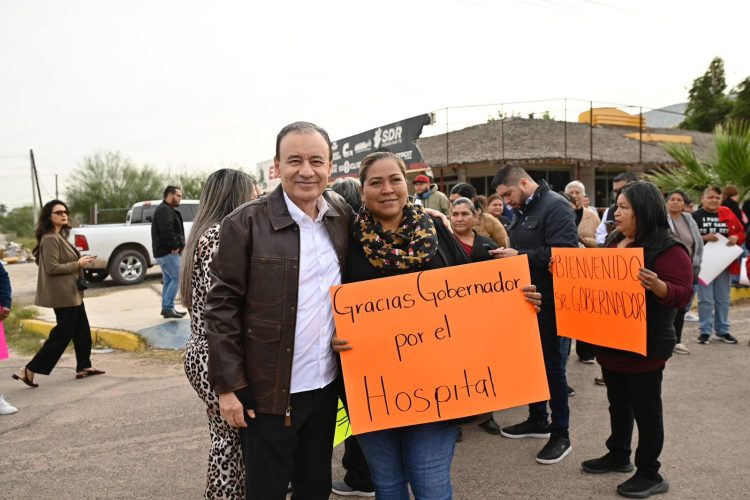 Supervisa gobernador Durazo hospital del IMSS en Navojoa con 96% de avance; beneficiará a 96 mil derechohabientes