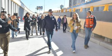 Casi listo el paso a desnivel de Colosio y Solidaridad, afirmó Toño Astiazarán