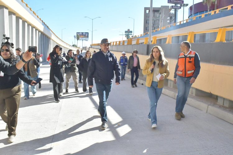 Casi listo el paso a desnivel de Colosio y Solidaridad, afirmó Toño Astiazarán