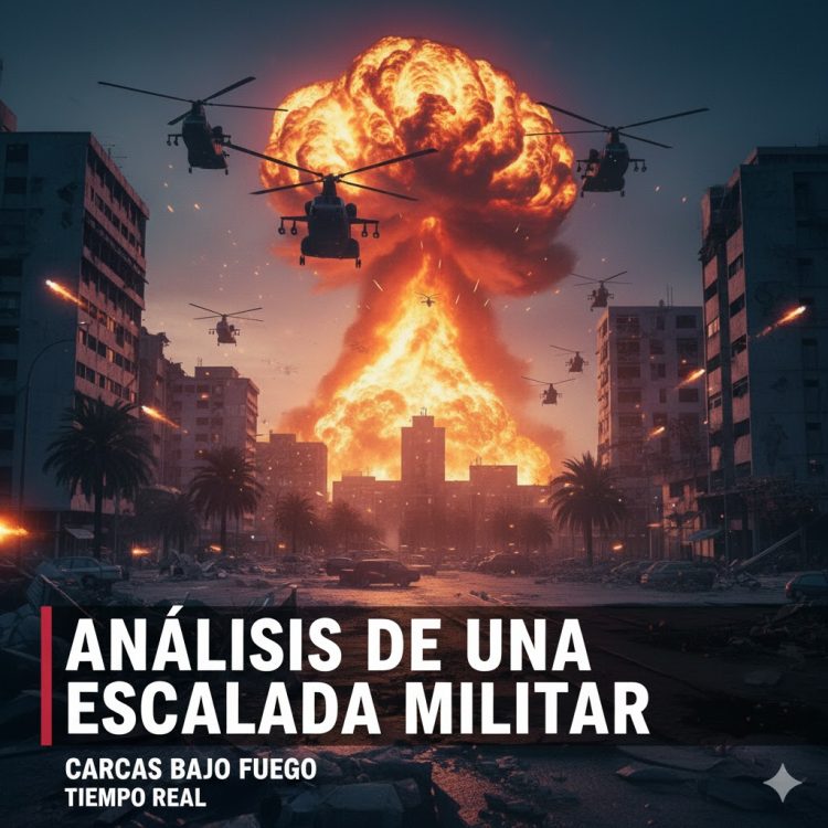Caracas bajo fuego: Análisis de una escalada militar en tiempo real