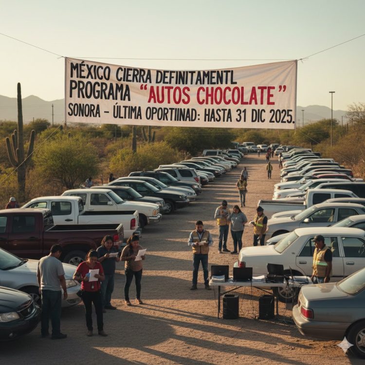 México cierra definitivamente el programa de regularización de “autos chocolate”; Sonora entre los estados con mayor impacto