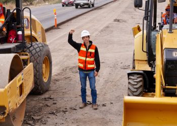 Alfonso Durazo fortalece al sector agrícola con obra estratégica en la carretera Hermosillo-Kino