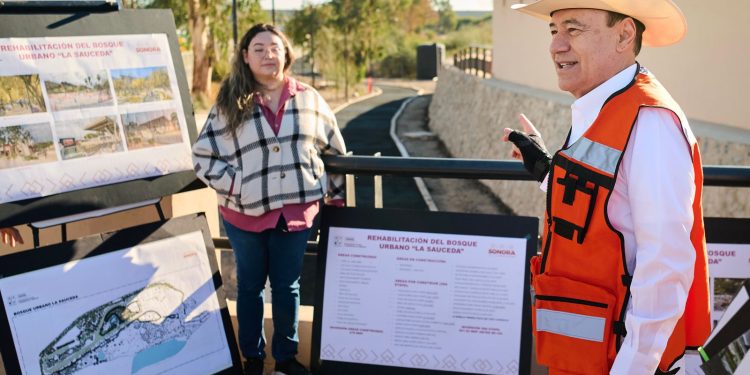 Durazo avanza segunda etapa de rescate de La Sauceda con rehabilitación del Museo de la Burbuja
