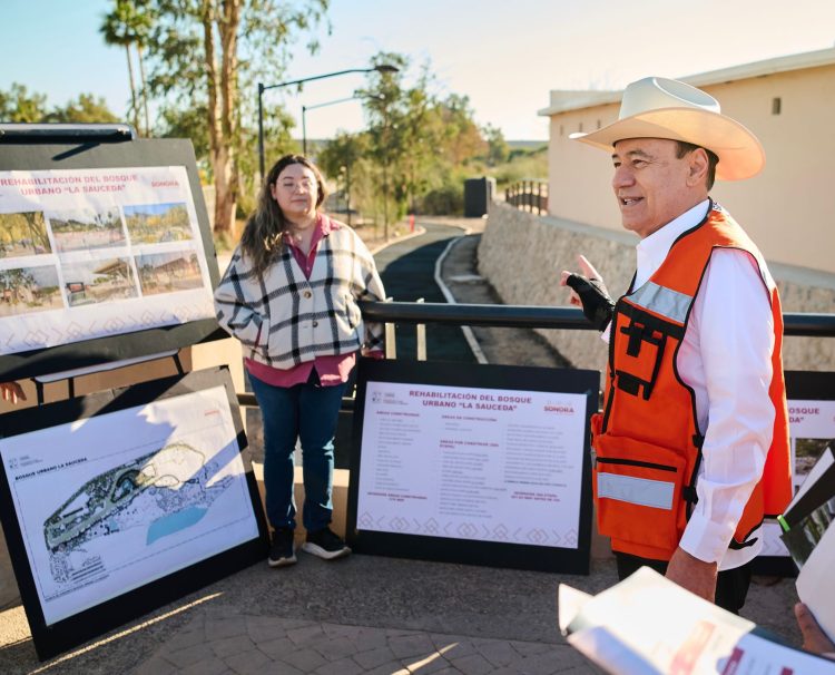 Durazo avanza segunda etapa de rescate de La Sauceda con rehabilitación del Museo de la Burbuja