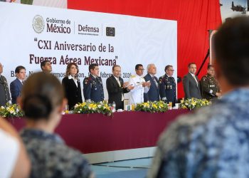 Encabeza Gobernador Durazo conmemoración del 111 aniversario de la Fuerza Aérea Mexicana