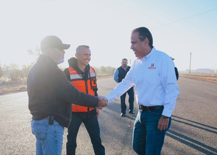 Supervisa Toño Astiazarán avance de la primera etapa del Libramiento Norponiente