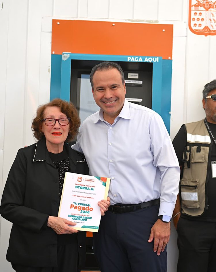 Beneficia Toño Astiazarán a familias hermosillenses con programa “Tu Predial Pagado 2026”