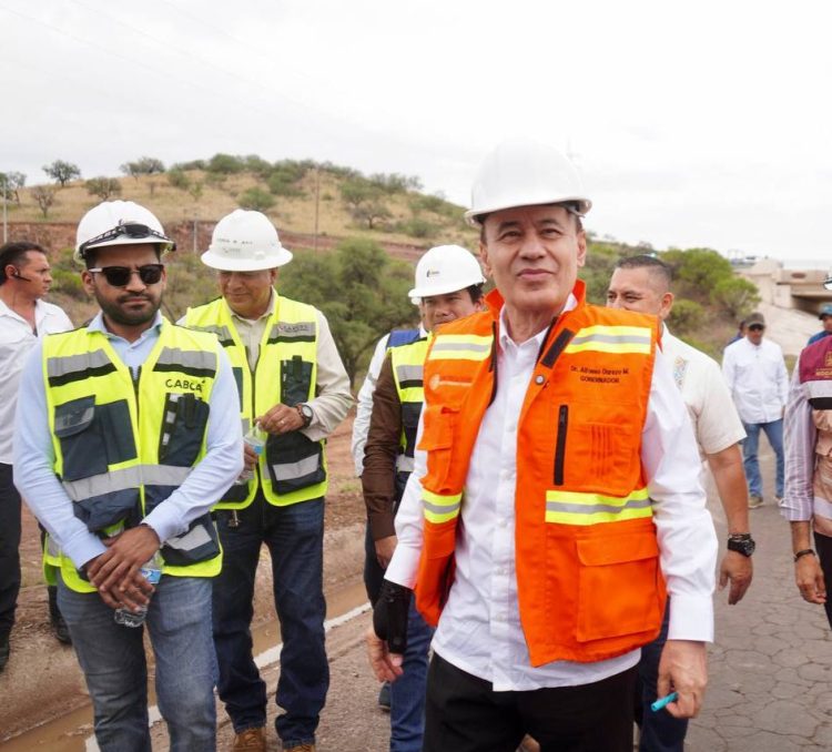 Gobernador Durazo invierte 770 millones en obras hidráulicas para la frontera