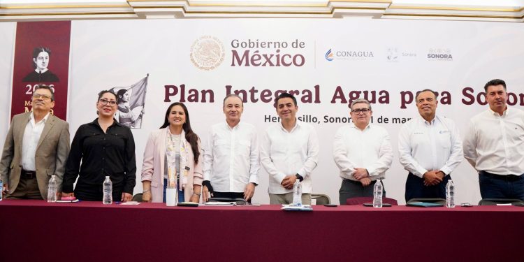 Presidenta Sheinbaum invierte más de 11 mil 500 millones en obras hídricas; garantiza 15% más de agua en Hermosillo: Durazo