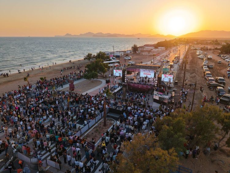 Durazo detona nuevo polo turístico en Empalme con Malecón El Cochórit