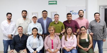 Encabeza Omar Del Valle Colosio visita a planta desaladora de agua Guaymas–Empalme