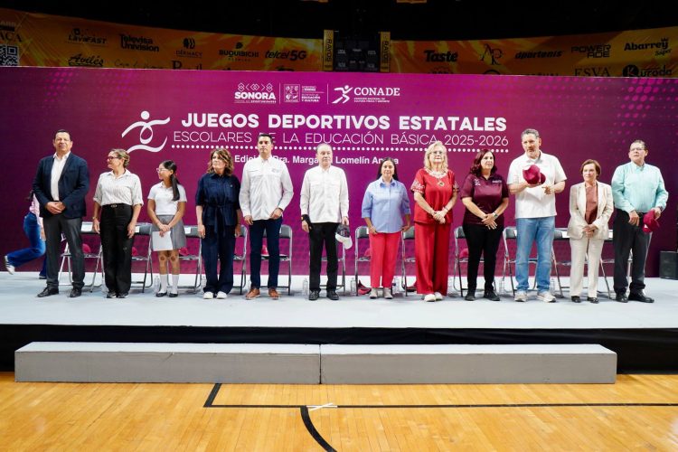 Gobernador Durazo impulsa a futuras promesas del deporte a través de competencias estatales