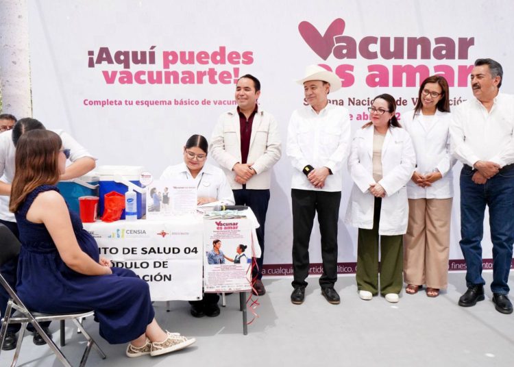 Gobernador Durazo refuerza transporte y salud en Cajeme con nuevos camiones y arranque de Semana Nacional de Vacunación