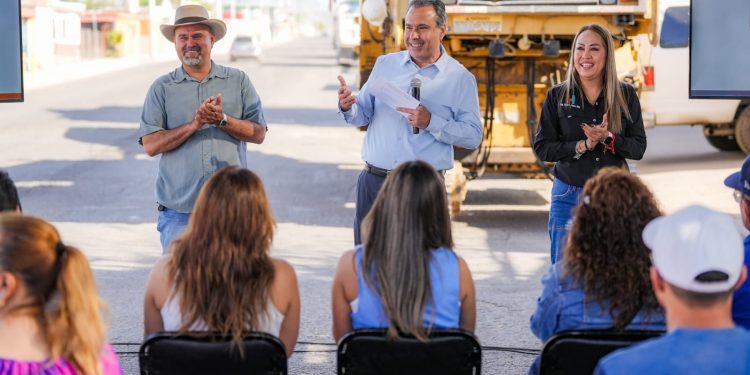 Arranca Toño Astiazarán recarpeteo de la calle Reforma en beneficio a miles de hermosillenses del sector Norte